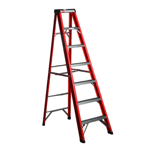 Стремянка стеклопластиковая 6 ступеней Alumet с органайзером
