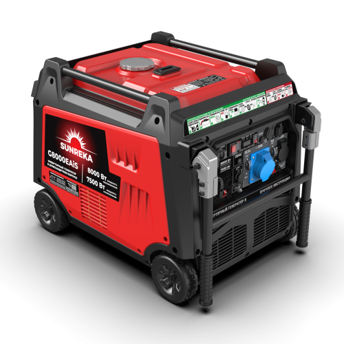 Тихий инверторный генератор SUNREKA G8000EAiS
