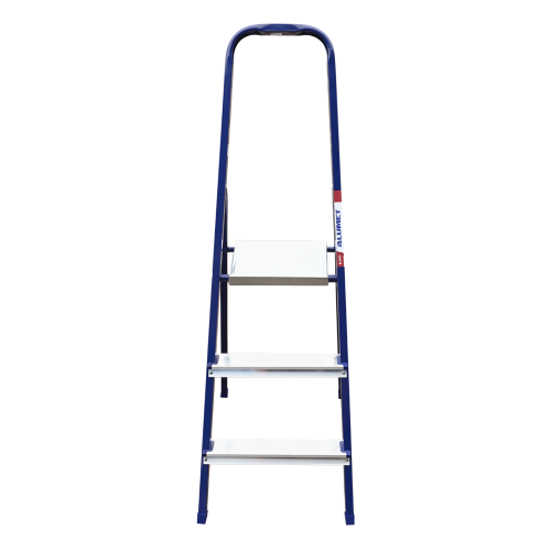 Стремянка стальная окрашенная с алюминиевыми ступенями 3 ст.