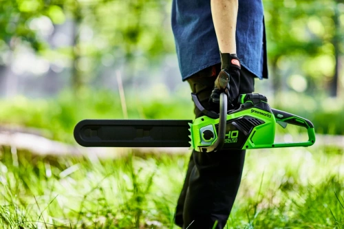 Аккумуляторная пила Greenworks GD40CS15