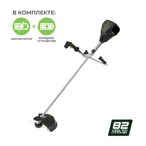 Триммер Greenworks GС82BCBK25 + АКБ 2,5А*ч и ЗУ (комплект)