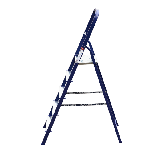 Стремянка стальная окрашенная с алюминиевыми ступенями 5 ст.