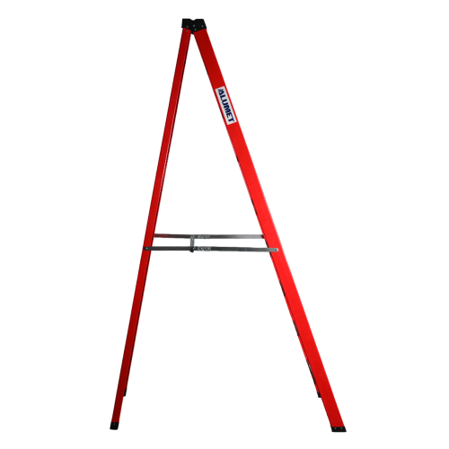 Стремянка стеклопластиковая 8 ступеней Alumet с органайзером