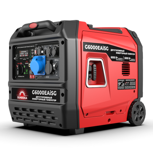 Тихий инверторный генератор SUNREKA G6000EAiSG