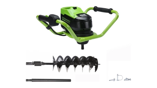 Мотобур аккумуляторный Greenworks GC-AUGER