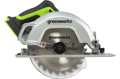 Циркулярная аккумуляторная пила Greenworks GD24CS