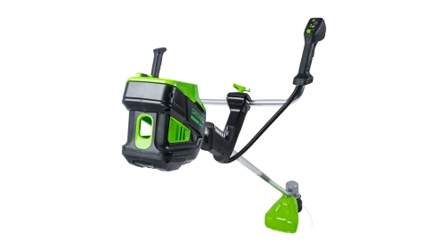 Триммер аккумуляторный c трехлопастным ножом и кусторезом Greenworks TB201HK5