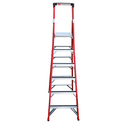 Стремянка стеклопластиковая 6 ступеней с лотком для инструмента