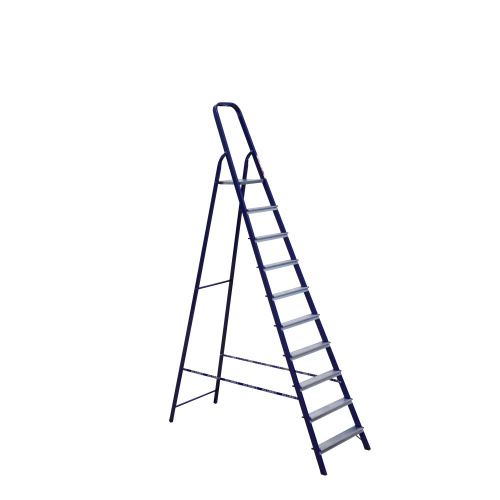 Стремянка стальная окрашенная с алюминиевыми ступенями 10 ст.