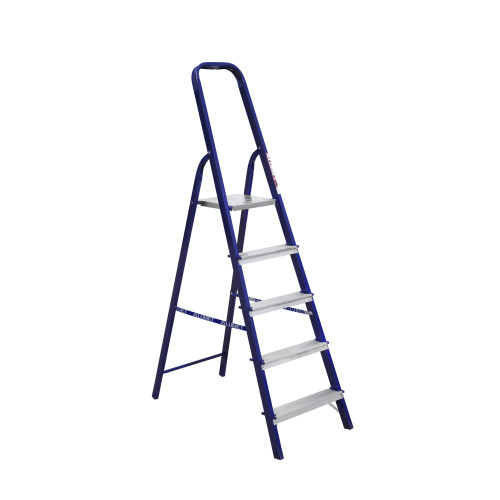 Стремянка стальная окрашенная с алюминиевыми ступенями 5 ст.