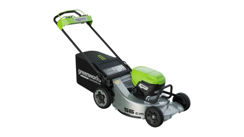 Газонокосилка аккумуляторная самоходная Greenworks LM221S