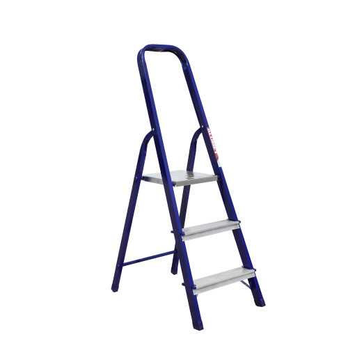 Стремянка стальная окрашенная с алюминиевыми ступенями 3 ст.