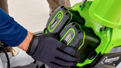 Газонокосилка аккумуляторная самоходная Greenworks LM221S