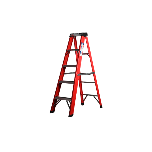 Стремянка стеклопластиковая 4 ступени Alumet с органайзером