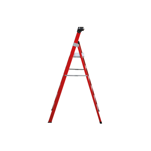 Стремянка стеклопластиковая 6 ступеней с лотком для инструмента