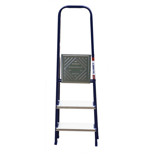 Стремянка стальная окрашенная с алюминиевыми ступенями 3 ст.