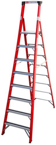Стремянка стеклопластиковая 8 ступеней с лотком для инструмента