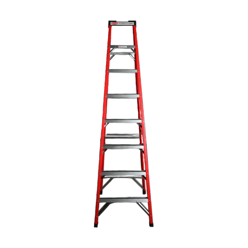 Стремянка стеклопластиковая 7 ступеней Alumet с органайзером