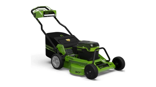 Газонокосилка аккумуляторная самоходная Greenworks 82LM30S
