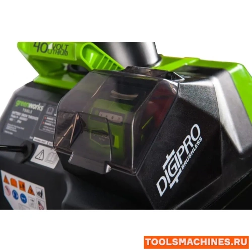 Снегоуборщик Greenworks GD40STK5II + 2 АКБ 5А*ч + ЗУ (комплект)