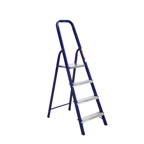 Стремянка стальная окрашенная с алюминиевыми ступенями 4 ст.