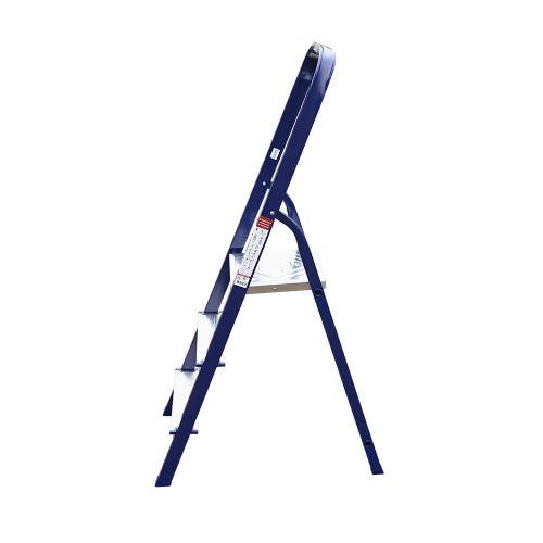 Стремянка стальная окрашенная с алюминиевыми ступенями 3 ст.