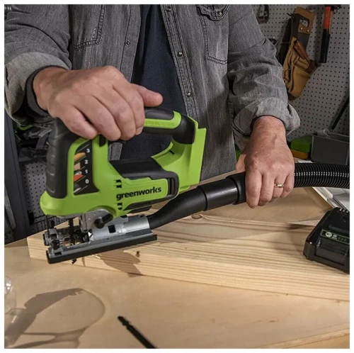 Аккумуляторный лобзик Greenworks GD24JS