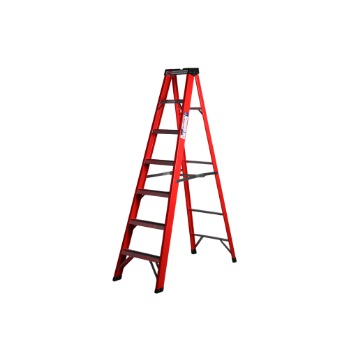 Стремянка стеклопластиковая 6 ступеней Alumet с органайзером