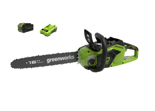 Аккумуляторная пила Greenworks GD40CS18K4 + АКБ 4А*ч и ЗУ (комплект)