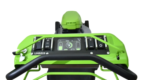 Газонокосилка аккумуляторная самоходная Greenworks LM221S